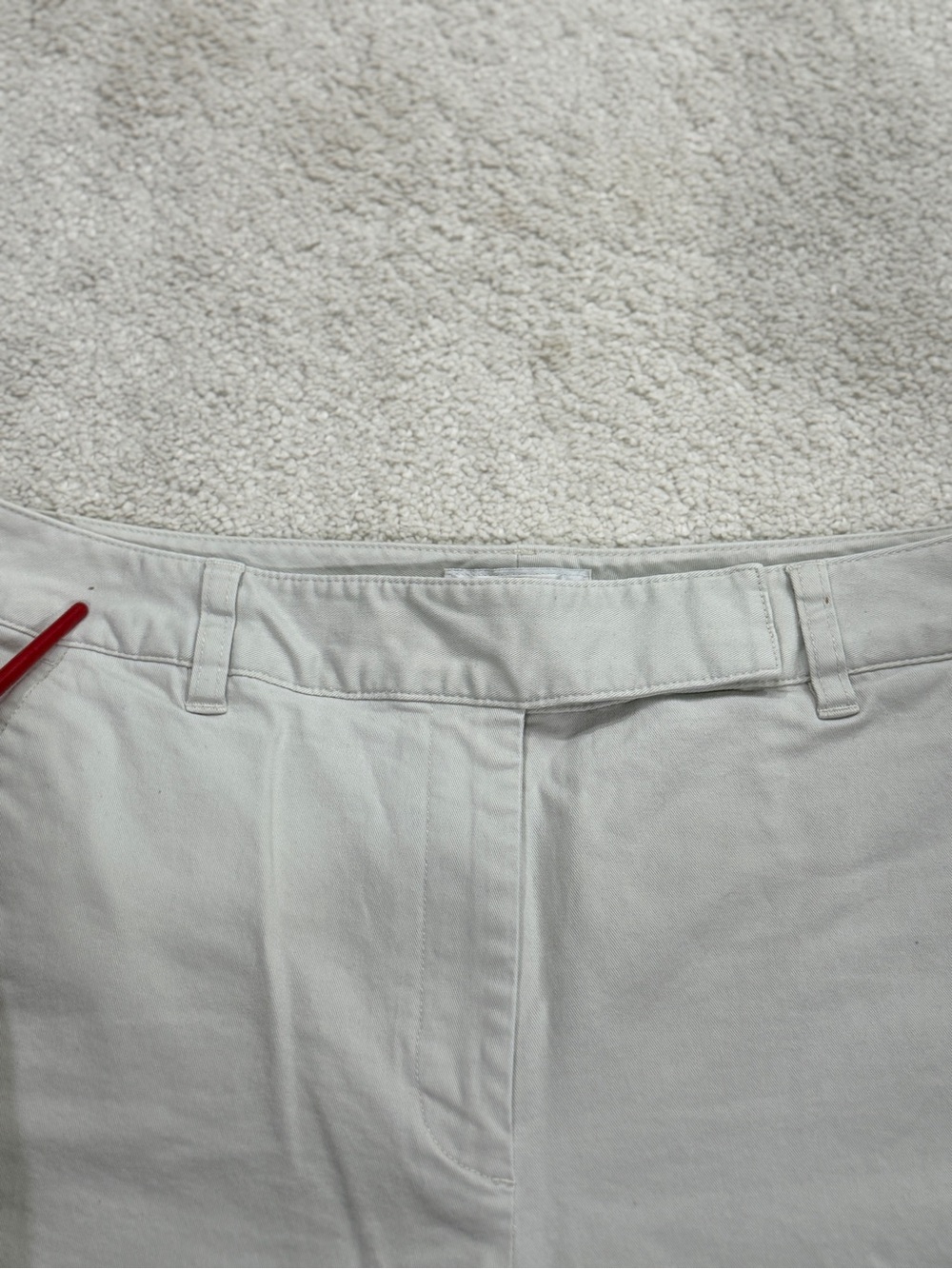 Talbots Women's Flat-Front Khaki Stretch Bermuda Shorts Size 10 - Picture 9 of 10